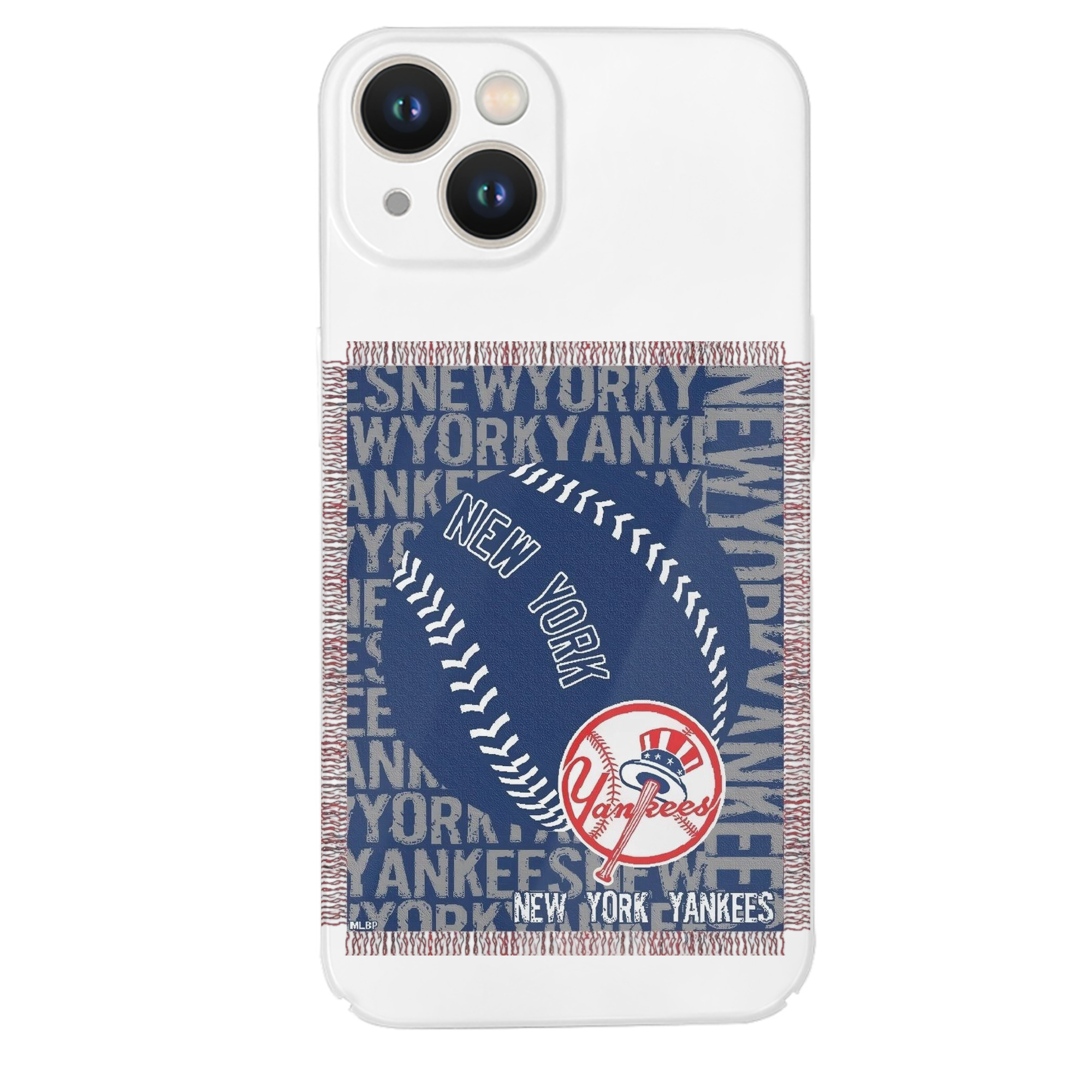 New York Yankees 65 IPhone 14 Series Full-Cover Hard Case – Shockproof With Raised Camera Protection – Precise Cutouts, Wireless Charging Compatible – Durable, Anti-Yellowing, Easy To Clean